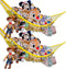 Stuffed Animal Hammock for Plushie Toys | Corner Hanging Storage Net for Organizing your Teddy and Stuffy Collection | (Net 2 Packs, Buttercup Yel...