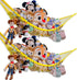 Stuffed Animal Hammock for Plushie Toys | Corner Hanging Storage Net for Organizing your Teddy and Stuffy Collection | (Net 2 Packs, Buttercup Yel...