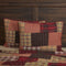VHC Brands Wyatt Bedding Accessory, Standard Sham 21x27, Patchwork Tan...