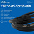 Snow Thrower Auger Belt 579932 / Aramid Cord / 33.00 inches/for Craftsman Murray MTD Snapper 1733324SM 579932MA Ariens 07204200 72042...