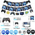 12th Birthday Decorations for Kids-Gaming Party Decorations for Gamer-HAPPY BIRTHDAY Gaming Banner Video Game Table Cover Controller Balloon Cake ...