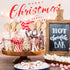 100 Pack Christmas Disposable Wooden Spoons Merry Christmas Pattern Spoons Candy Cane Merry Christmas Wooden Tasting Spoons for Cake Hot Chocolate...
