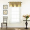 Waverly Swept Away Modern Farmhouse Rod Pocket Valance for Windows in Bedroom, Kitchen, or Living Room, 60" x 18", Berry...