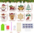 JHGCVX 8 Pcs Christmas Diamond Art, Diamond Painting Kits for Garden Decor, Christmas Stakes Diamond Art Kits for Indoor Outdoor Garden Yard Decor...