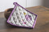 Maison d' Hermine Pot Holders Set 100% Cotton Heat Resistant Potholders 8" x 8" Hot Pads with Loop BBQ, Cooking, Baking, Grilling, Kitchen, Handli...