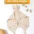 Cat Loveys for Baby Muslin Baby Security Blankets for Babies Soft Breathable Cotton Cat Baby Snuggle Animals for Newborn for Boys and Girls Neutra...