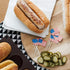 LURCH Hot Dog Buns Mold | Silicone Non-stick Flexiform Baking Pan | 5 Inch Hotdog Finger Food Snack Bread, Rolls, Cake and Eclair Tray | BPA Free...