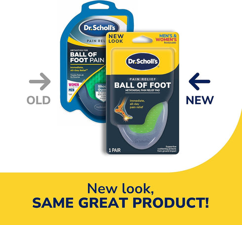 Dr. Scholl’s Pain Relief Orthotics for Ball of Foot Pain, 1 Pair - One size fits all...
