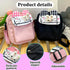 Crossbody Bag Sling Purse for Women, Canvas Cartoon Multi Position Small Crossbody Bag with Adjustable Strap...