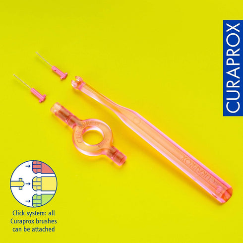Curaprox CPS 08 Prime Refill Interdental Brushes, 8-Piece Refill Pack interdental brushes CPS 08 prime, 0.8 mm to 3.2 mm, Pink...