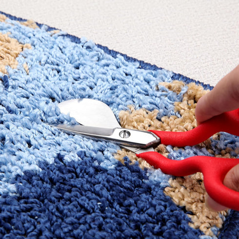 SPEEDWOX 7-Inch Carpet Pile Scissors Duckbill Applique Blade Scissors Carpet Trimmer Tufting Carpet Shears Scissors For Fabric Cutting Scissors Fo...
