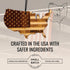 Arotags Reusable Wood Car Air Freshener, Backwoods Birch Scent, USA Flag Design, Hanging Diffuser with Fragrance Oil Refill...