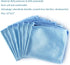 Auto Care Microfiber Glass Cleaning Cloths Towels for Windows Mirrors Windshield Computer Screen TV Tablets Dishes Camera Lenses Chemical Free Lin...