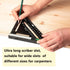Beslands 7 inch Rafter Square with Level, Aluminum Metal Triangle Ruler Carpenter Square Woodworking Layout Tool Aluminum Triangle Tool Stainless ...