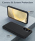 FNTCASE for Samsung Galaxy S24 Case: Dual Layer Heavy Duty Cell Phone Protective Cover Shockproof Rugged with Non-Slip Textured - Military Drop Pr...