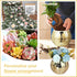 Disco Ball Planter Gold,Disco Ball Vase,Disco Ball Plant Pot,Disco Ball Flower Pot,Mosaic Glass Mirror Ball Planter,Disco Decor Candle Holder Vase...