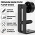 Barn Door Floor Guide - Sliding Barn Door Floor Guide for Bottom Adjustable Roller 8-Setup Options - Quiet Operations, Flush Design with Felt Stri...