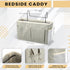 2 Pcs Bedside Caddy Storage Organizer, Hanging Mesh Bag with Pockets for Dorm Bedside Holder Storage Basket for College Bathroom Dorm Rooms Hospit...