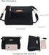PORT&LOTUS Casual Crocodile Pattern Crossbody Bags Tassels Zipper Shoulder Bag Ladies Purses for Women...