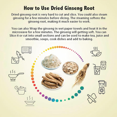 1 Box of Large Short American Wisconsin Ginseng Root (4oz) Performance & Mental Health for Men & Women...