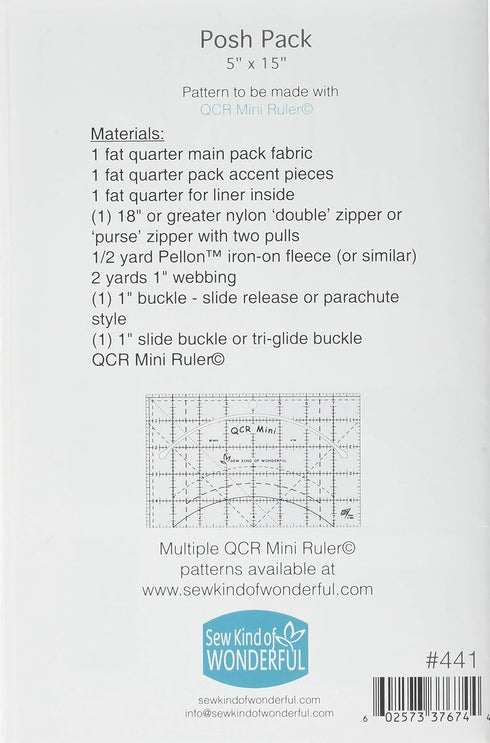 Sew Kind Of Wonderful Posh Pack Pattern...
