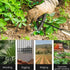 Garden Tools Hollow Hoe, All-Steel Hardened Hollow Hoe, Sharp Garden Edger Weeder, Durable Gardening Hoe Hand Tool Weed Puller Accessories for Bac...