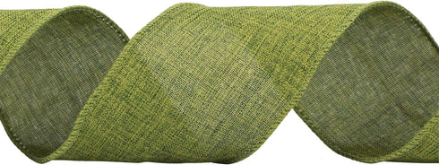 MEEDEE Sage Ribbon Sage Burlap Ribbon Sage Wired Ribbon Green Burlap Ribbon 2.5 inch Wired Edge Ribbon, Perfect for Fall Wreaths Floral Bouquet Gi...