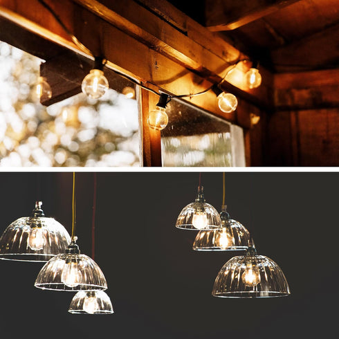 Vintage Non-Dimmable LED Bulbs, G50 G16.5 Edison Bulb, Equivalent 40W, Soft Warm White Light 2700K, E26 Medium Base, Clear Glass LED Filament Ligh...