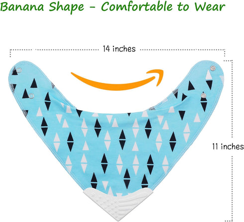 Giftty Baby Teething Bibs Set...