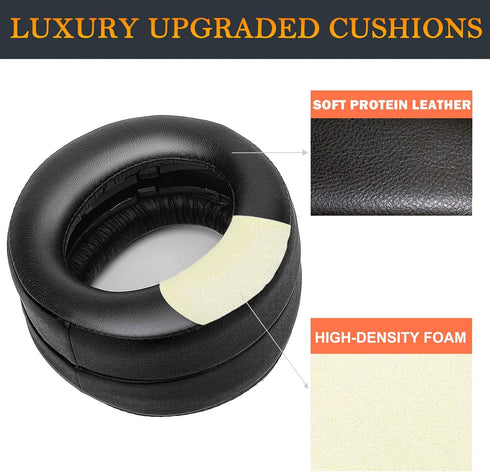 SOULWIT Replacement Earpads for Sony New Gold Wireless Playstation PS4 (2018 Version) Headset, Ear Pads Cushions with High-Density Foam (CUHYA-008...