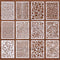 12 PCS Stencils for Crafts Reusable Densely Patterned Cool Painting Stencil Set,8''*5.9''Plastic Painting Stencils for Scrapbooking Cookies Tile F...