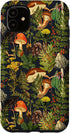 iPhone 11 Mushroom woodland scene elderberries fungi nature shrooms Case...