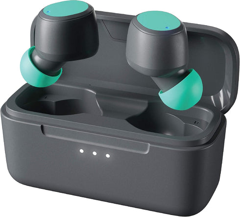 VINYL by Skullcandy True Wireless Bluetooth Earbuds Grey/Teal (V2VYW-N299)...