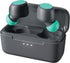 VINYL by Skullcandy True Wireless Bluetooth Earbuds Grey/Teal (V2VYW-N299)...
