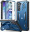 for Samsung Galaxy S21-FE Phone Case: Dual-Layer Military Grade Drop Proof Full Protection Cover with Kickstand | Durable Rugged Shockproof TPU Ma...