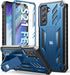 for Samsung Galaxy S21-FE Phone Case: Dual-Layer Military Grade Drop Proof Full Protection Cover with Kickstand | Durable Rugged Shockproof TPU Ma...
