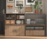 Peel and Stick Wallpaper Wood Slats Wallpaper 17.7"X78.7" Natural Wood Grating Wallpaper Removable Self Adhesive Wallpaper Wood Contact Paper for ...