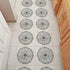 2Pcs Reusable Tile Stencils 12x12, Concrete Stencils Patterns, Concrete Stencils for Patio, Large Stencils for Painting Floors, Wall Stencils for ...