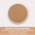 50 Pcs 2mm Self-Adhesive Cork Sheets for DIY Coasters, 4 Inch Thick Square Backing Cork Tiles Mat with Strong Adhesive-Backed for DIY Crafts Adhes...