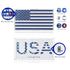 SMD Soldering Practice Kit,Solder Skill Training Learning Project SMT Components DIY American Flag 19X10cm (02DGQ01)...