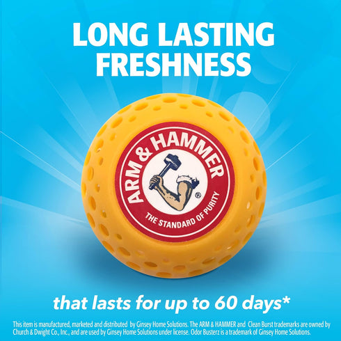 Arm & Hammer Odor Busterz, Clip N Go, 8 Count Deodorizer Pack - Deodorizer, Carpet Fresh, Odor Remover, Pet Fresh...