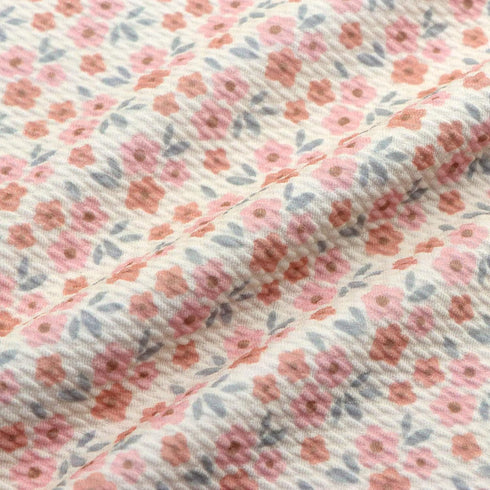 David Angie Mermaid Scale Printed Bullet Textured Liverpool Fabric 4 Way Stretch Spandex Knit Fabric by The Yard for Head Wrap Accessories (Floral...