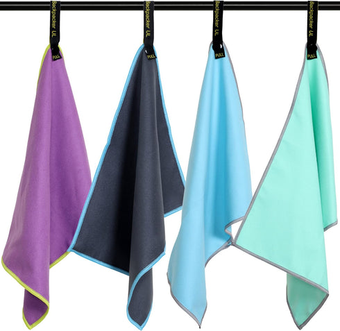 Elite Trail Magic Backpacking Ultralight Quick Dry Microfiber Soft Fast Drying Hand and Face Towel Wash Cloth Camping Yoga Hiking Active Lifestyle...
