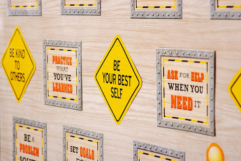 BULLETIN BOARD SET MINI UNDER CONST TOOLS for SUCCESS 31 PCS...