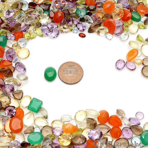 50+ Carats Mixed Gems Natural Loose Gemstones | 100% Natural Loose Gemstones bulk| Grade A+ (natural inclusions) |Hand Cut and Polished | 20-30 pi...