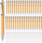 Fainne Bamboo Pens Bulk Wood Natural Engraving Retractable Bamboo Pen with Extra Black Ink Refills Ballpoint Pen Journaling Pen, Gift for Graduati...
