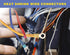 haisstronica 200PCS Heat Shrink Female Spade Connectors,22-10 Gauge Electrical Spade Wire Connectors,Quick Disconnect Wire Connectors,Female Spade...