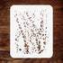 Stencils for Walls: Blood Splatter Stencil, 8 x 10.5 inch (L) - Spatter Splash Streaks Liquid Paint Ink Spot Blot Stencils for Painting Template, ...