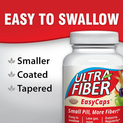Caplets - The Small Pill with More Fiber - Fiber Support for Regularity – 150ct...
