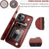 ONETOP Compatible with iPhone 12 Compatible with iPhone 12 Pro Wallet Case with Card Holder, PU Leather Kickstand Card Slots Case, Double Magnetic...